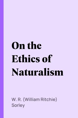 On the Ethics of Naturalism