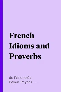 French Idioms and Proverbs_cover