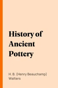 History of Ancient Pottery_cover