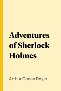 Adventures of Sherlock Holmes_cover