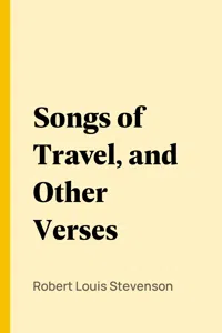 Songs of Travel, and Other Verses_cover