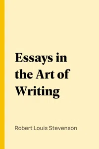 Essays in the Art of Writing_cover