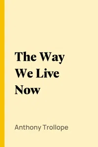 The Way We Live Now_cover