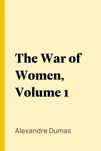 The War of Women, Volume 1_cover