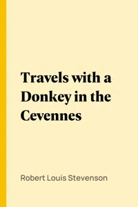 Travels with a Donkey in the Cevennes_cover