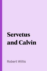 Servetus and Calvin_cover