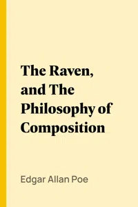 The Raven, and The Philosophy of Composition_cover