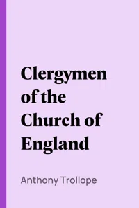 Clergymen of the Church of England_cover