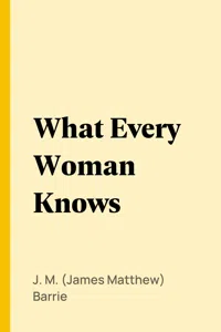 What Every Woman Knows_cover