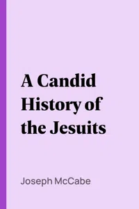 A Candid History of the Jesuits_cover