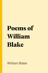 Poems of William Blake_cover