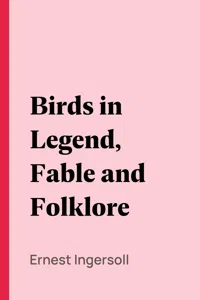 Birds in Legend, Fable and Folklore_cover