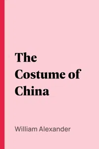 The Costume of China_cover