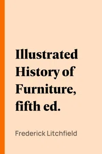 Illustrated History of Furniture, fifth ed._cover