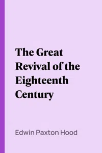 The Great Revival of the Eighteenth Century_cover