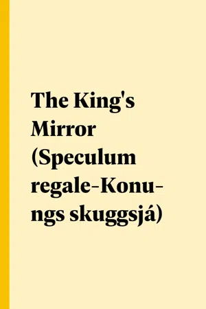 The King's Mirror (Speculum regale-Konungs skuggsjá)