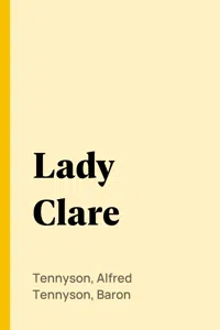 Lady Clare_cover