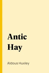 Antic Hay_cover