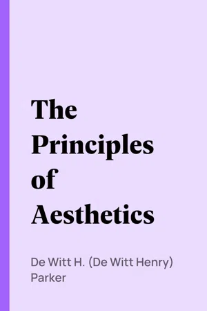 The Principles of Aesthetics