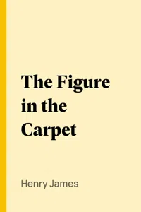 The Figure in the Carpet_cover