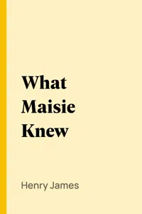 What Maisie Knew_cover