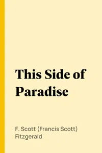 This Side of Paradise_cover