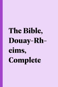 The Bible, Douay-Rheims, Complete_cover