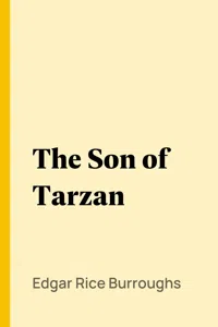 The Son of Tarzan_cover