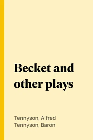 Becket and other plays