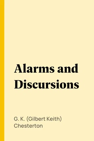 Alarms and Discursions