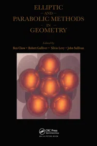 Elliptic and Parabolic Methods in Geometry_cover