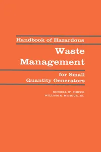 Handbook of Hazardous Waste Management for Small Quantity Generators_cover