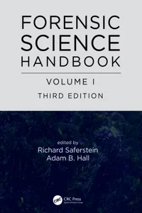 Forensic Science Handbook, Volume I_cover