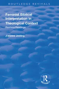 Feminist Biblical Interpretation in Theological Context_cover