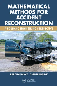 Mathematical Methods for Accident Reconstruction_cover