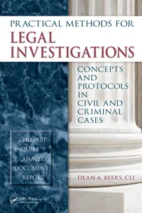 Practical Methods for Legal Investigations_cover