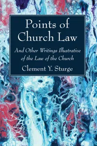 Points of Church Law_cover