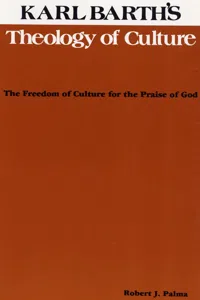 Karl Barth's Theology of Culture_cover