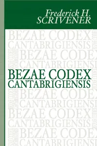 Bezae Codex Cantabrigiensis_cover