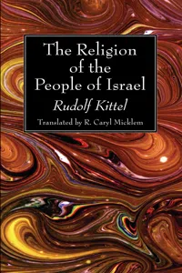 The Religion of the People of Israel_cover