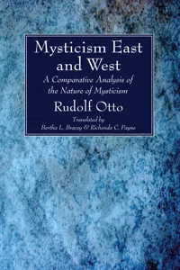 Mysticism East and West_cover