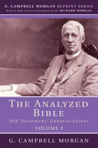 The Analyzed Bible, Volume 1_cover