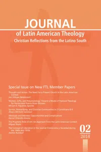 Journal of Latin American Theology, Volume 13, Number 2_cover