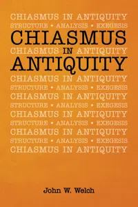 Chiasmus in Antiquity_cover