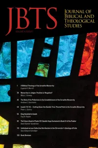 Journal of Biblical and Theological Studies, Issue 4.1_cover