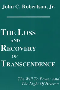 The Loss and Recovery of Transcendence_cover