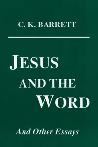 Jesus and the Word_cover