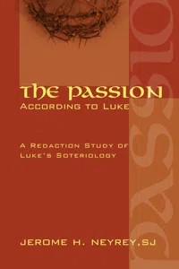 The Passion According to Luke_cover