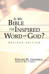 Is My Bible the Inspired Word of God?_cover