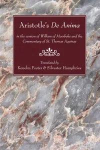 Aristotle's De Anima_cover